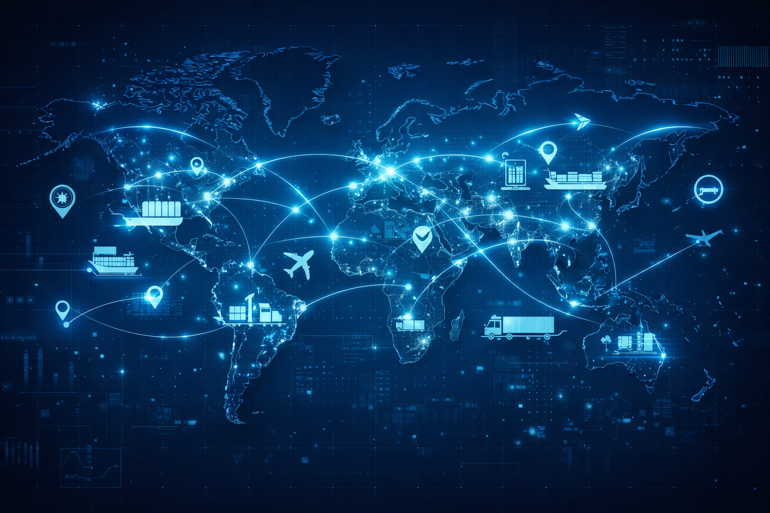 Global shipping routes